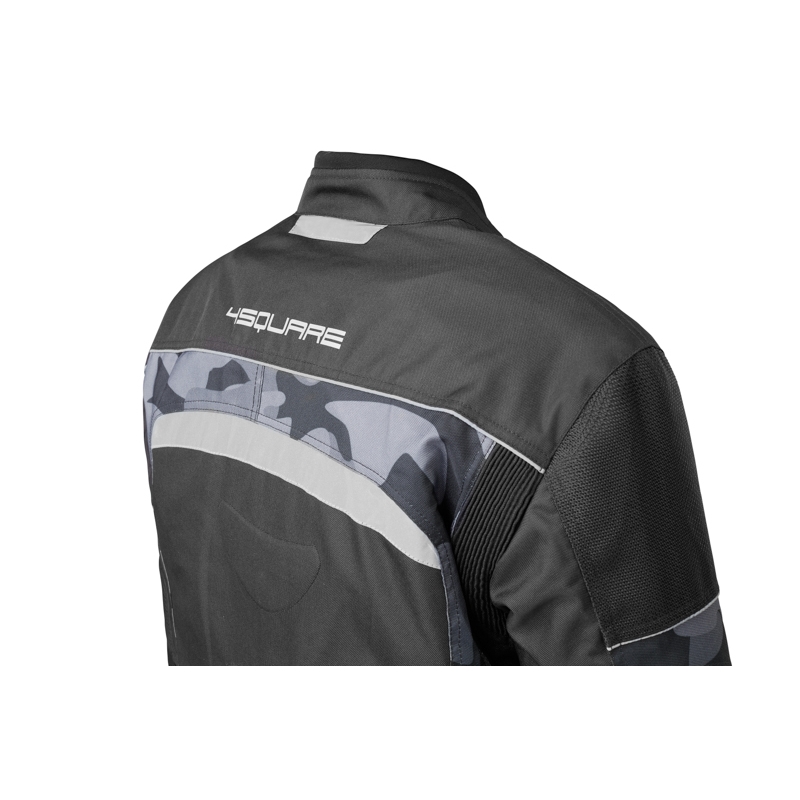 Motociklistička jakna 4SQUARE Titan crno-siva camo rasprodaja