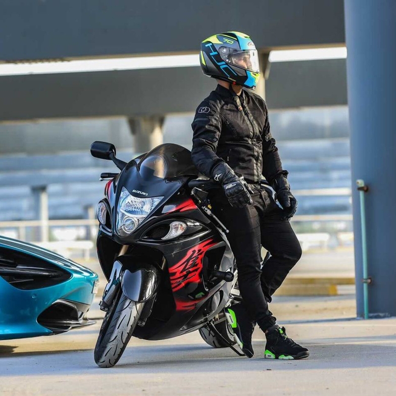 Motociklistička jakna Oxford Delta 1.0 Air crna