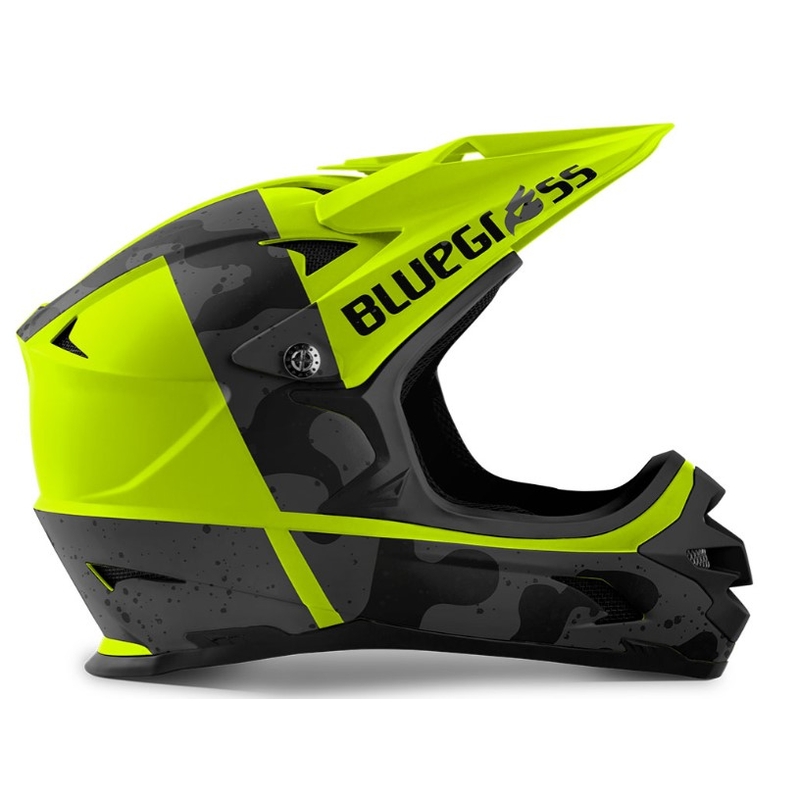 Biciklističke kacige BLUEGRASS Intox camo fluo žuto-crna rasprodaja
