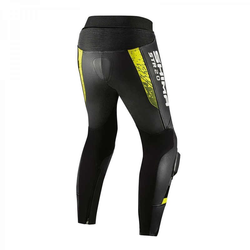 Motociklističke hlače Shima STR 2.0 crno-fluo žute