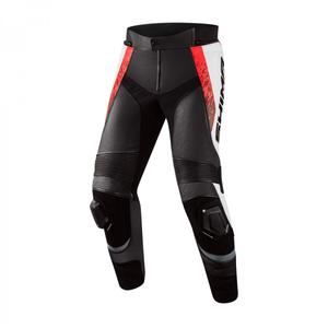 Motorističke hlače Shima STR 2.0 crno-bijele-fluo crvene
