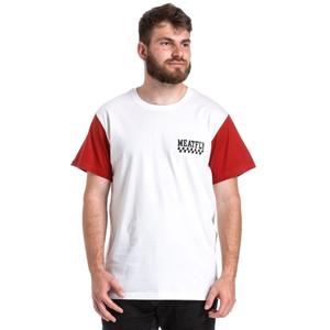 Meatfly Racing majica bijelo-crvena rasprodaja