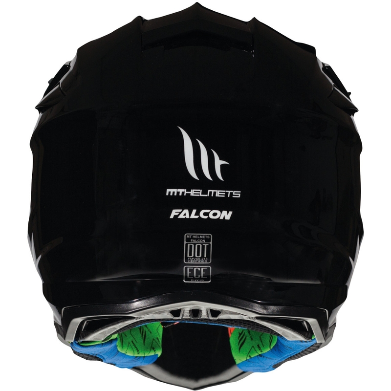Motocross kaciga MT Falcon Solid black
