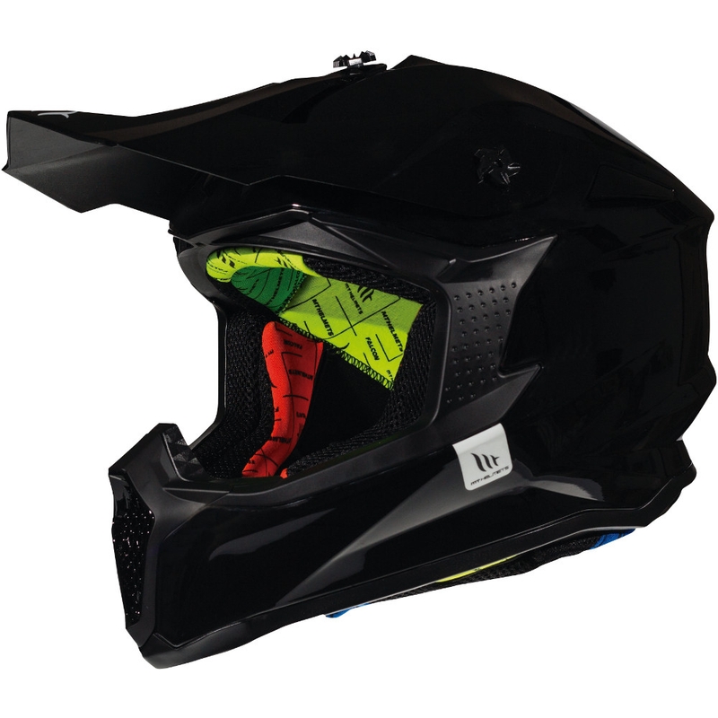 Motocross kaciga MT Falcon Solid black