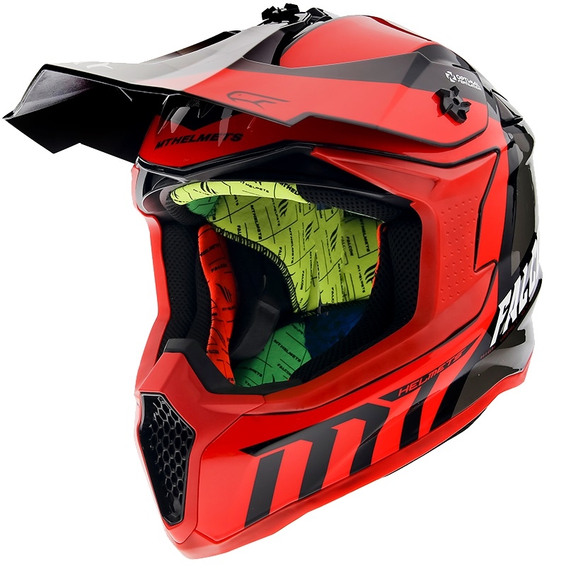 Motocross kaciga MT Falcon Warrior crvena