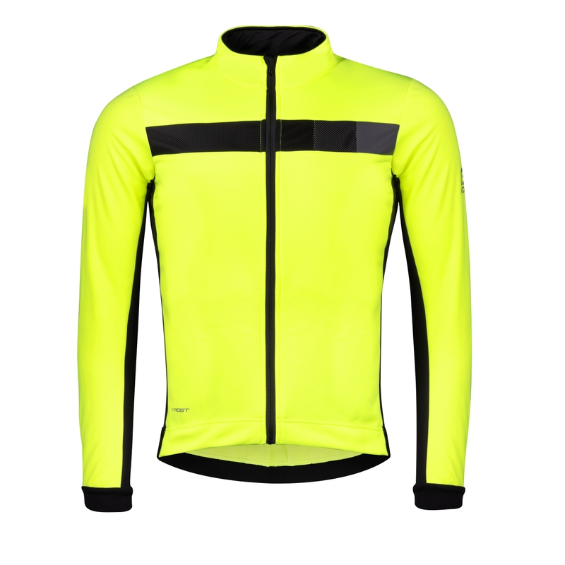 Biciklistička jakna FORCE Frost fluo-crna rasprodaja