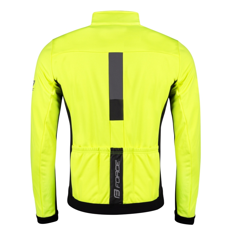 Biciklistička jakna FORCE Frost fluo-crna rasprodaja