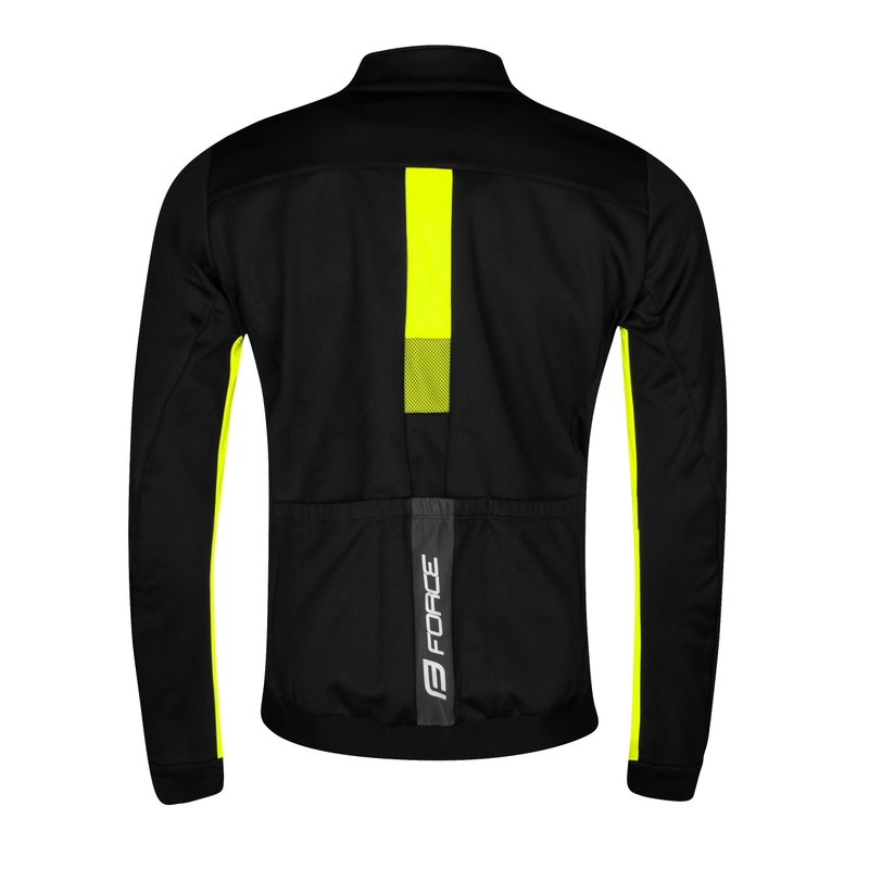 Biciklistička jakna FORCE Frost crna-fluo rasprodaja