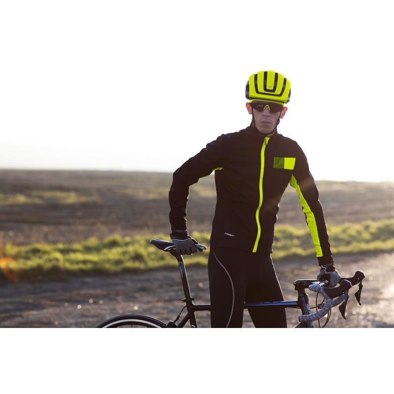 Biciklistička jakna FORCE Frost crna-fluo rasprodaja