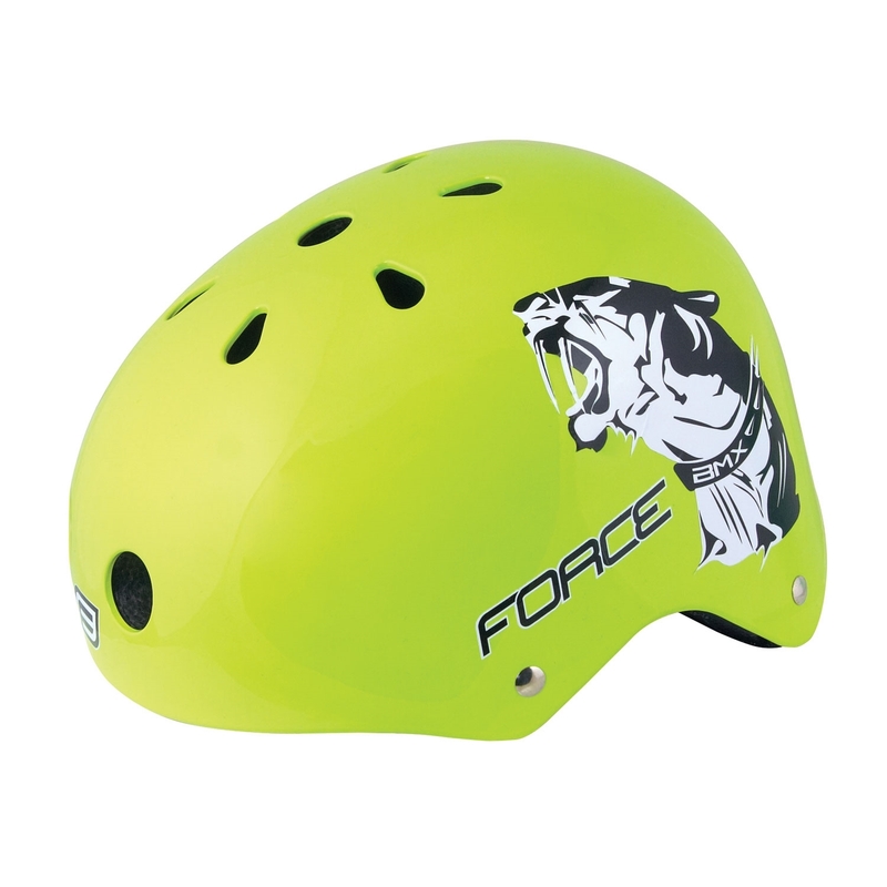 Biciklistička kaciga FORCE BMX fluo žuta rasprodaja