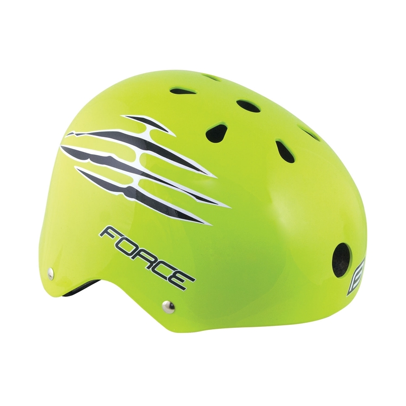 Biciklistička kaciga FORCE BMX fluo žuta rasprodaja