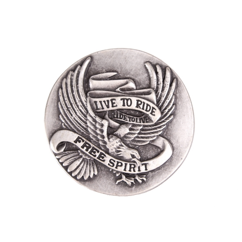 Live To Ride Bedž slobodnog duha