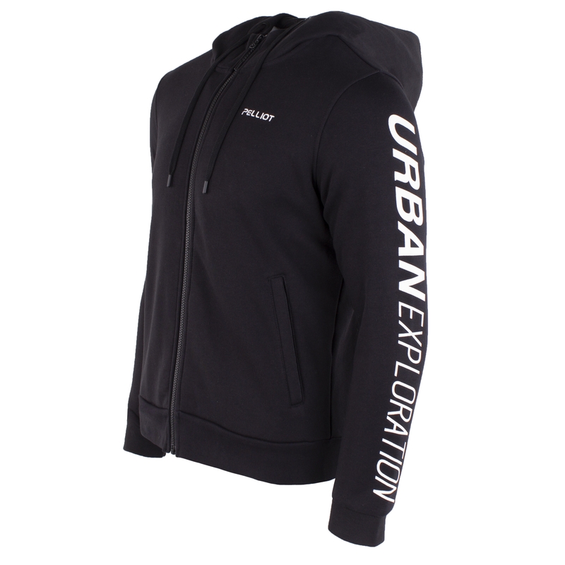 Majica s kapuljačom Pelliot Urban Exploration crna rasprodaja