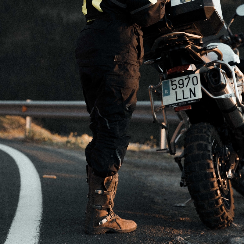 Motociklističke hlače Rebelhorn Hardy II crne rasprodaja