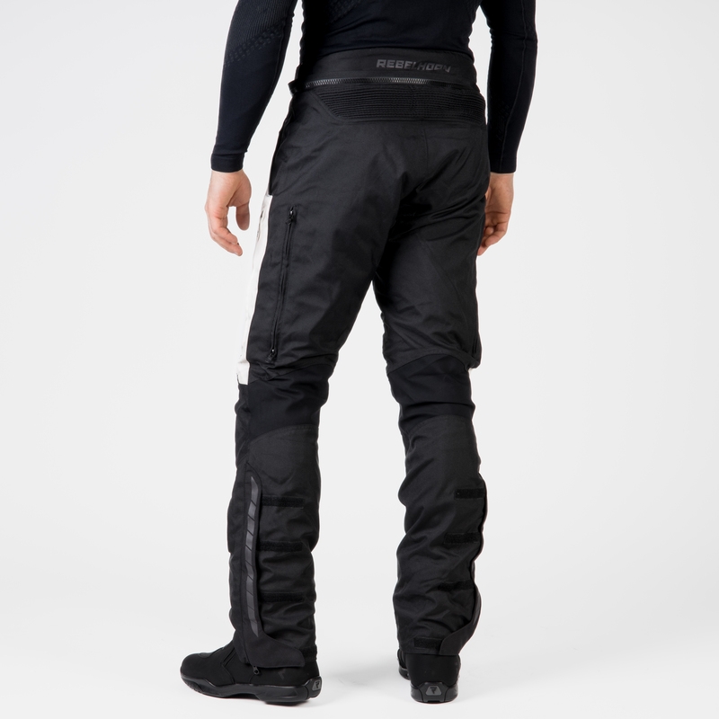 Motorističke hlače Rebelhorn Hiker III crno-sive rasprodaja výprodej