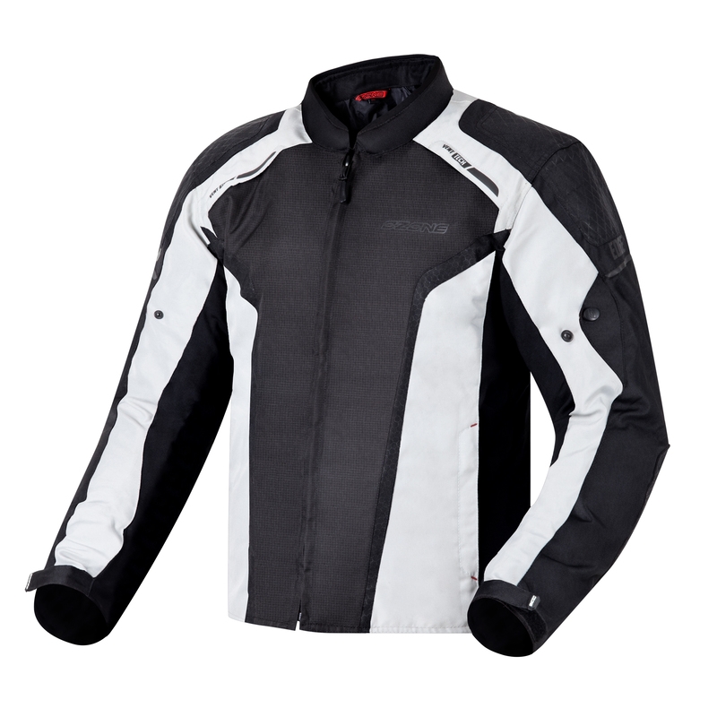 Motociklistička jakna Ozone Edge II crno-siva