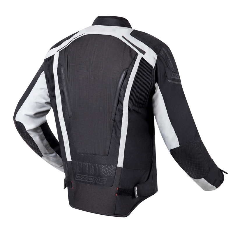 Motociklistička jakna Ozone Edge II crno-siva