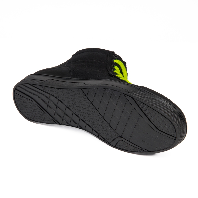 Ozone Town motociklističke čizme crno-fluo žute