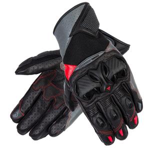 Motociklističke rukavice Rebelhorn Flux II crno-sivo-fluo crvene