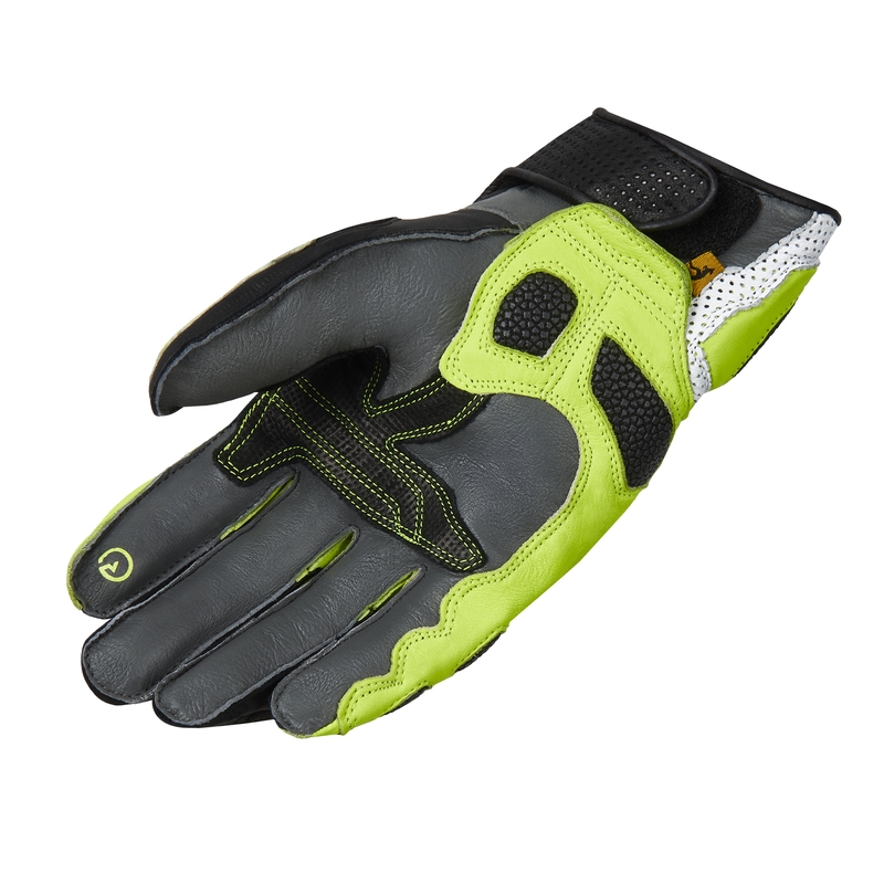 Motociklističke rukavice Rebelhorn ST Short crno-sive-fluo žute rasprodaja