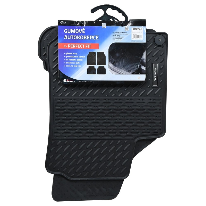 Gumeni tepisi PERFECT FIT set od 4 OCTAVIA I sa fiksacijom