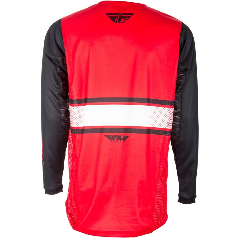 Motocross dres FLY Racing Kinetic ERA 2018 - USA crveno-crni