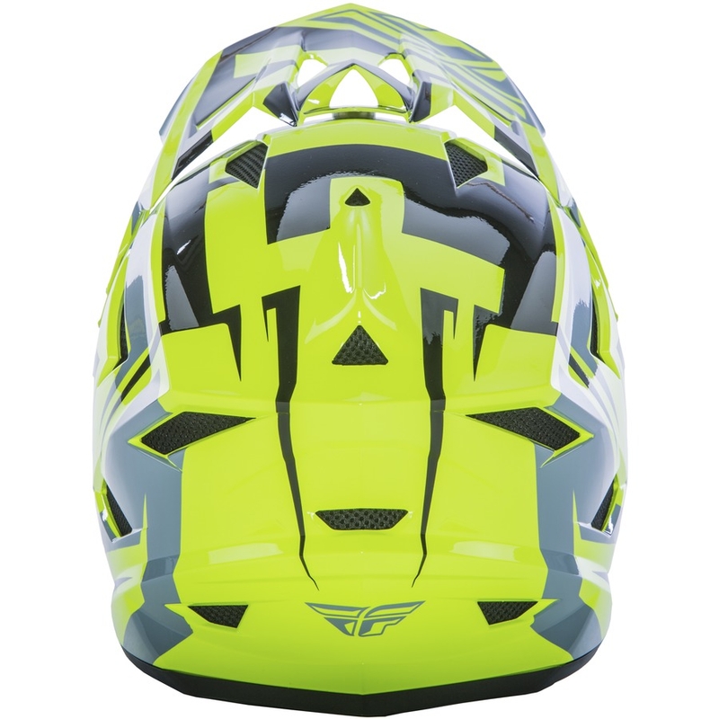 Motocross kaciga FLY Racing DEFAULT - USA fluo žuto-crna