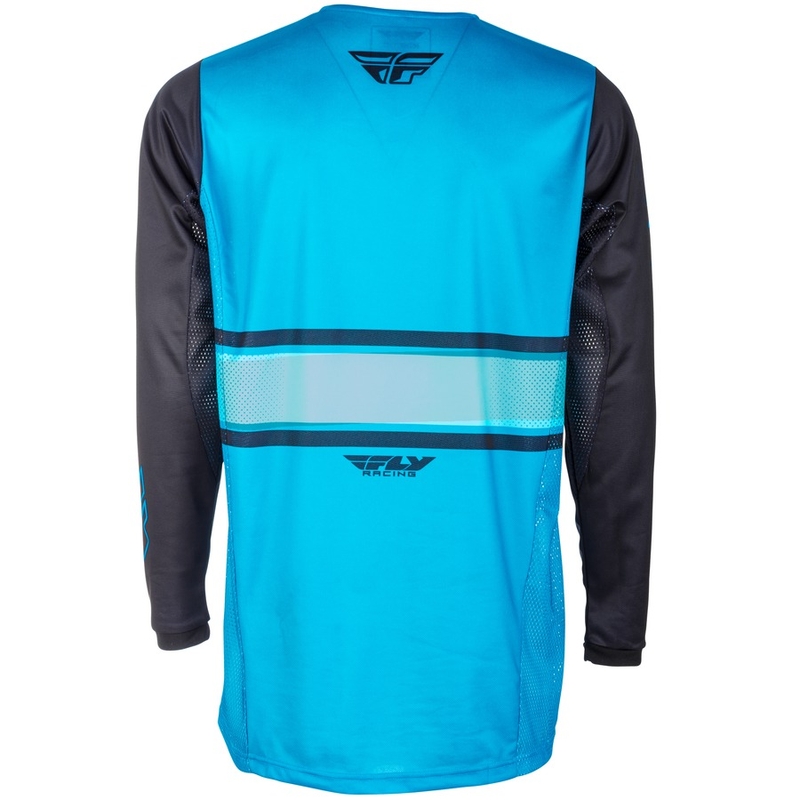 Motocross dres FLY Racing Kinetic ERA 2018 - USA plavo-crni