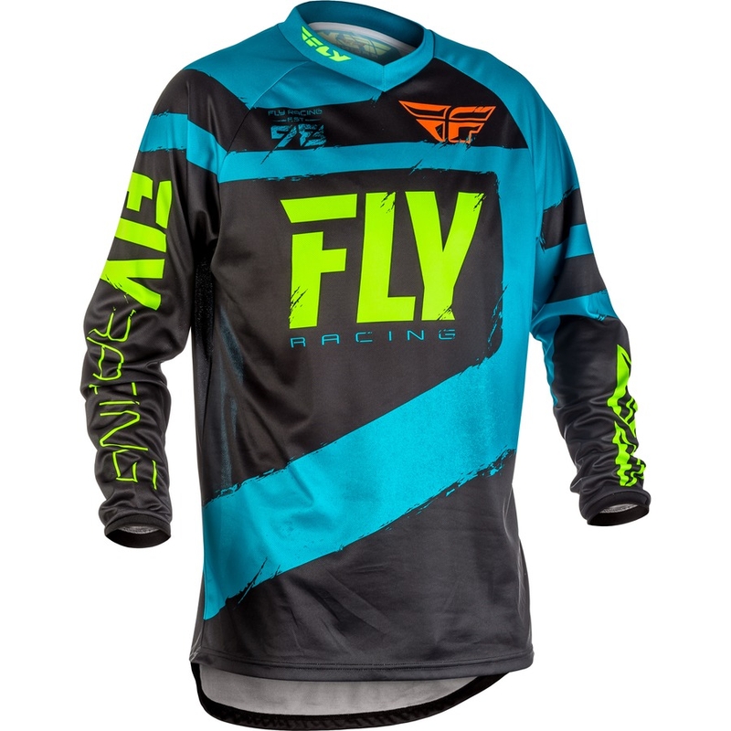 Motocross dres FLY Racing F-16 2018 - USA plavo-crni