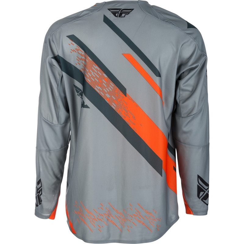 Motocross dres FLY Racing EVO 2018 - USA sivo-narančasto-crni