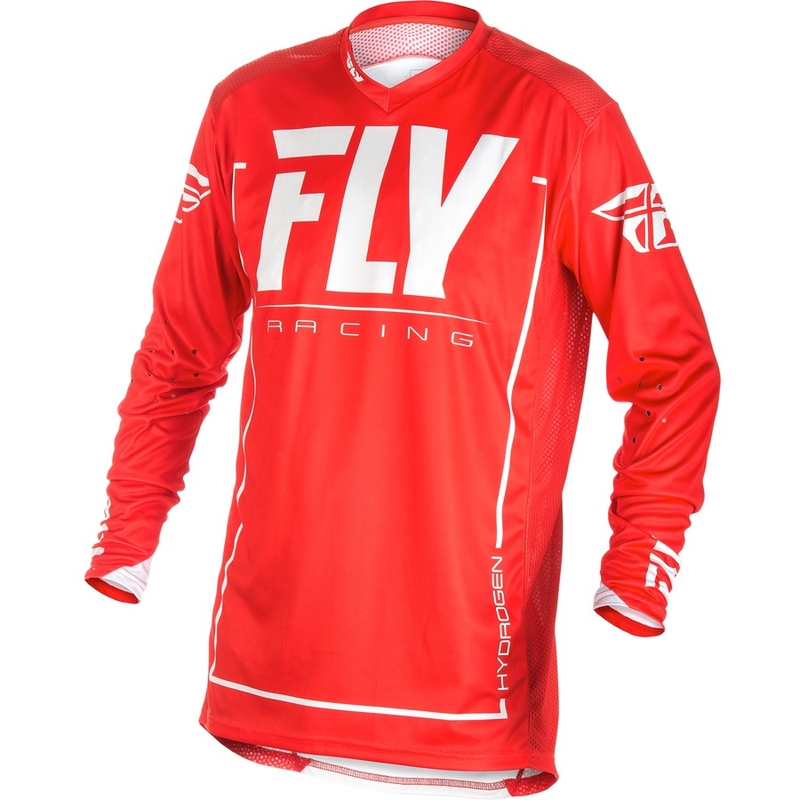 Motocross dres FLY Racing LITE 2018 - USA crveno-bijeli