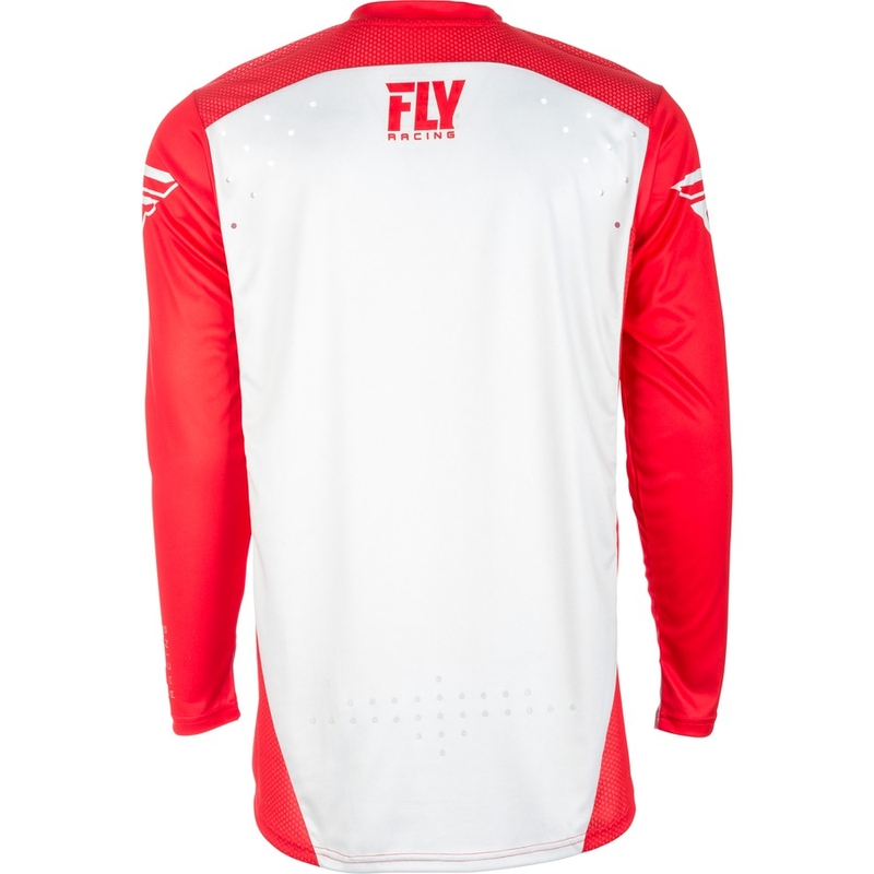 Motocross dres FLY Racing LITE 2018 - USA crveno-bijeli