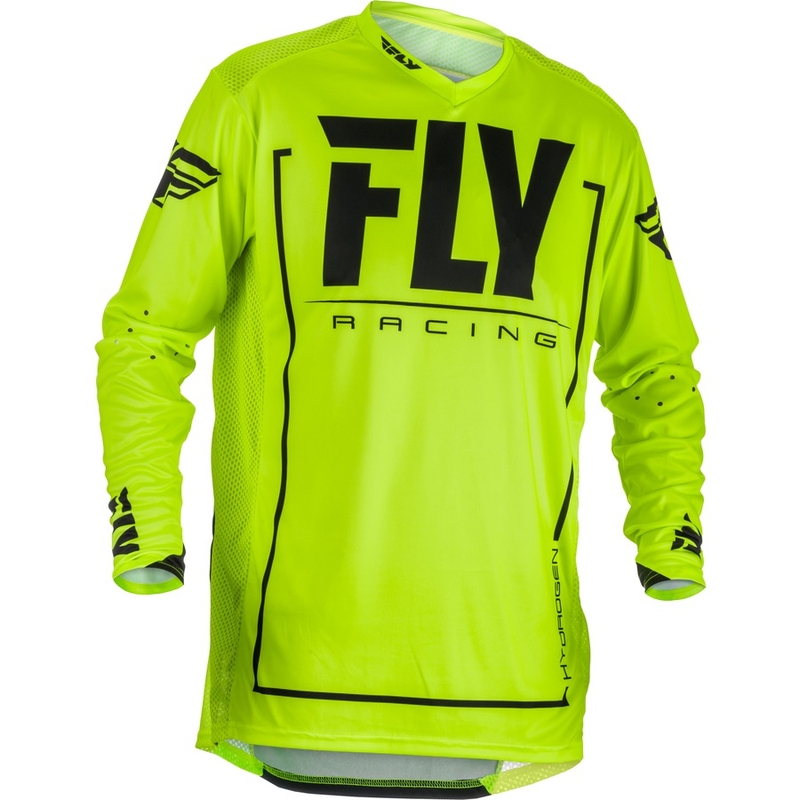 Motocross dres FLY Racing LITE 2018 - USA crno-fluo žuti