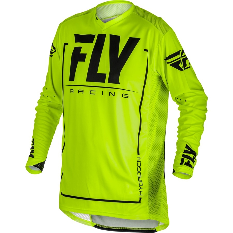 Motocross dres FLY Racing LITE 2018 - USA crno-fluo žuti