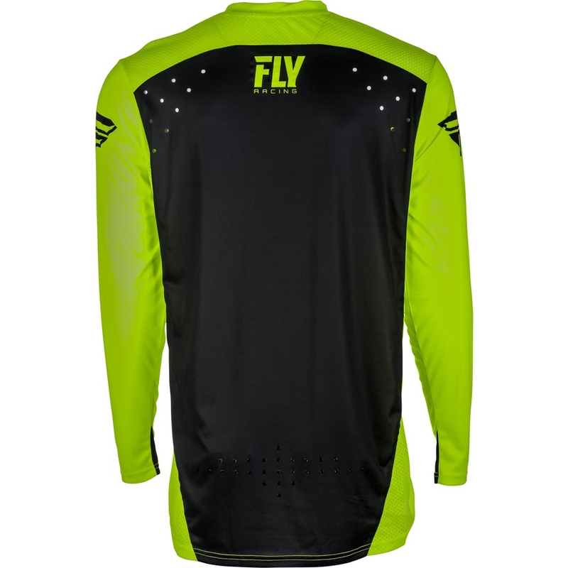 Motocross dres FLY Racing LITE 2018 - USA crno-fluo žuti