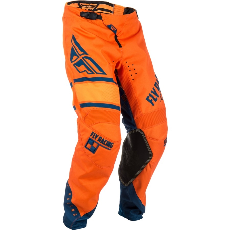 Hlače za motocross FLY Racing Kinetic ERA 2018 - SAD narančasto-plave
