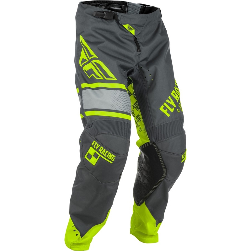 FLY Racing Kinetic ERA 2018 Motocross hlače - SAD sivo-fluo žuta rasprodaja