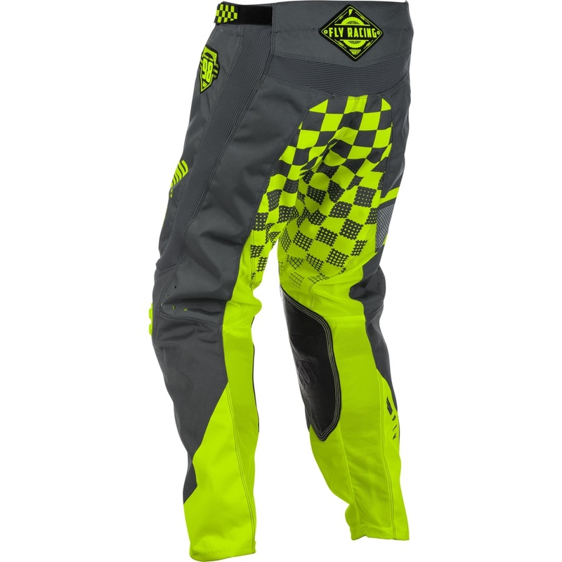 FLY Racing Kinetic ERA 2018 Motocross hlače - SAD sivo-fluo žuta rasprodaja