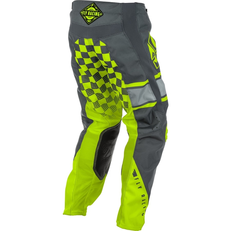 FLY Racing Kinetic ERA 2018 Motocross hlače - SAD sivo-fluo žuta rasprodaja