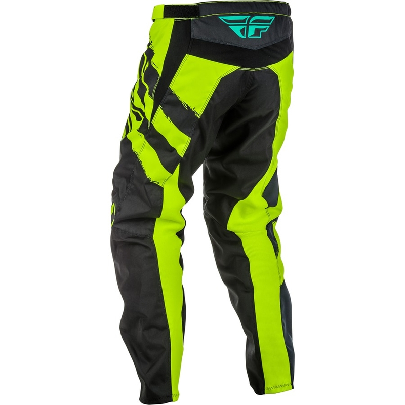 Motocross hlače FLY Racing F-16 2018 - USA crno-fluo žute