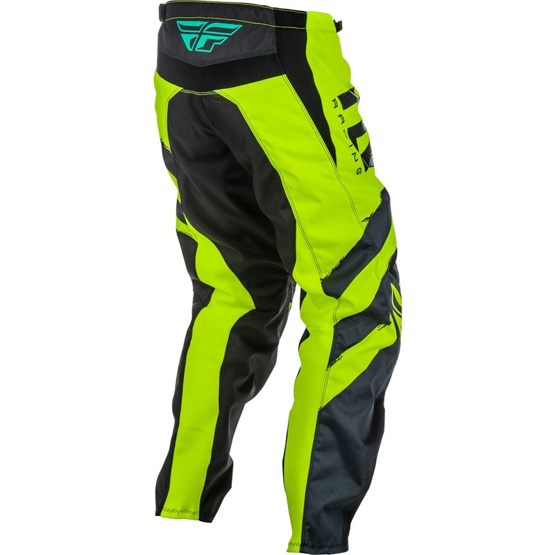 Motocross hlače FLY Racing F-16 2018 - USA crno-fluo žute