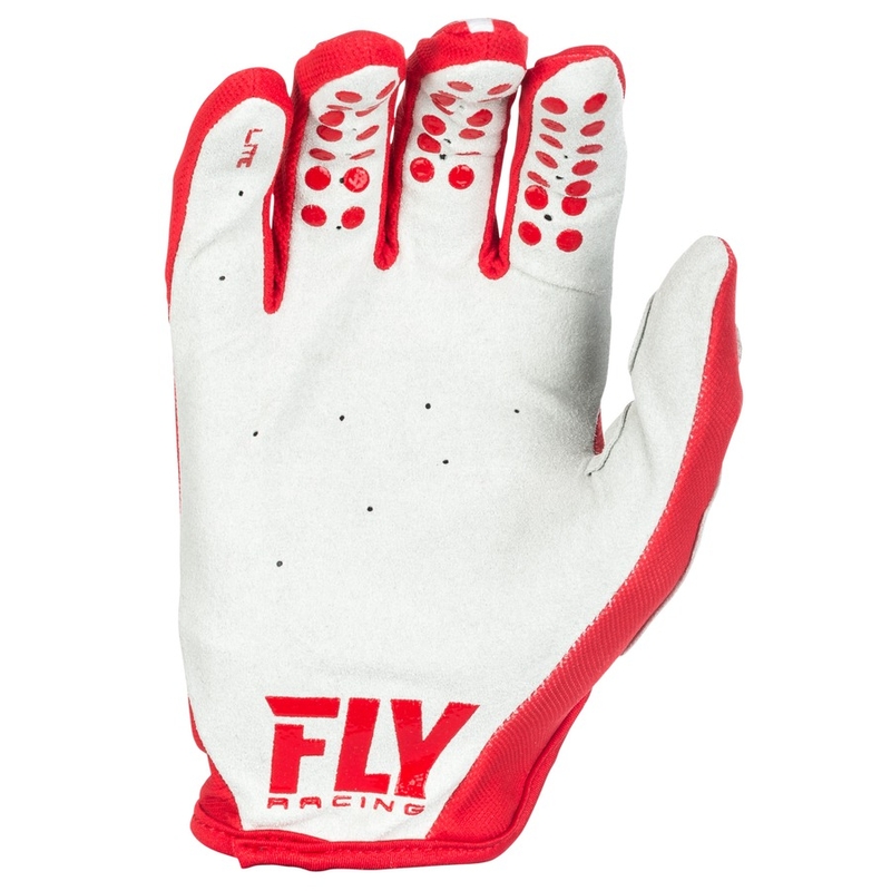 Motocross rukavice FLY Racing LITE 2018 - USA crveno-sive
