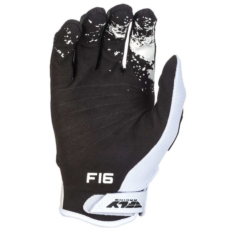 FLY Racing F-16 2018 Motocross rukavice - SAD bijelo-crne