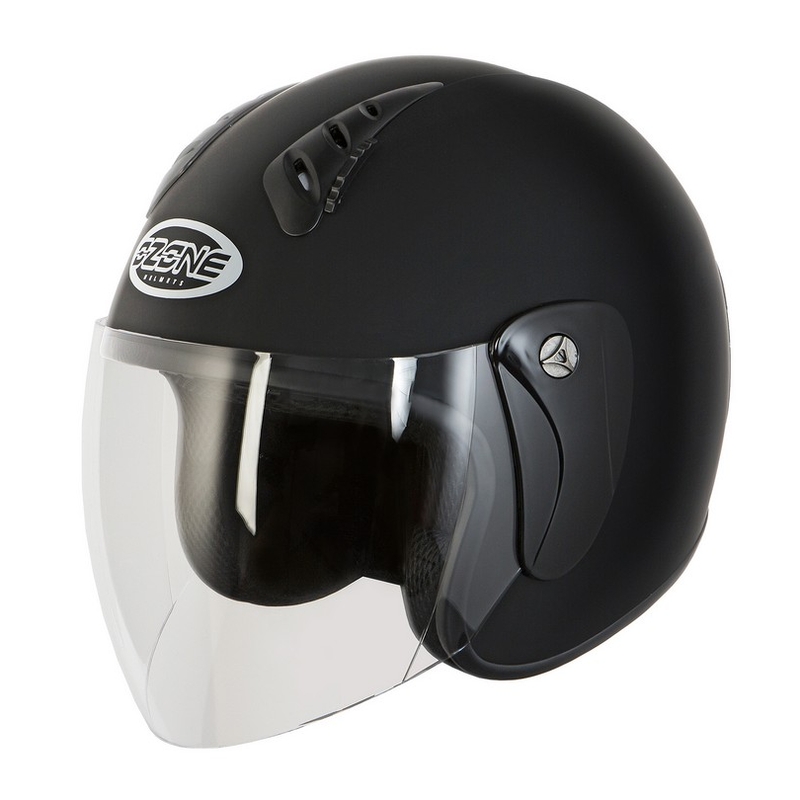Otvorena motociklistička kaciga Ozone HY-818 crna mat