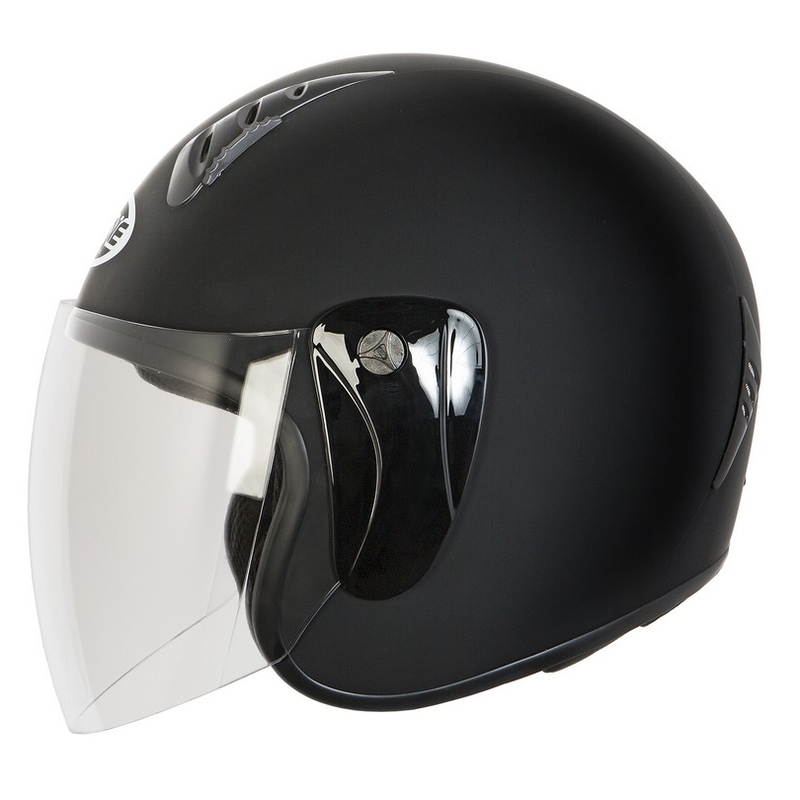 Otvorena motociklistička kaciga Ozone HY-818 crna mat