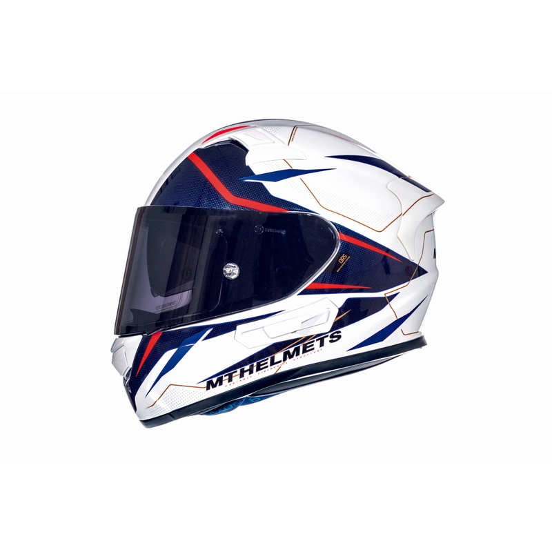 Integralna motociklistička kaciga MT Kre Intrepid SV bijelo-fluo crvena