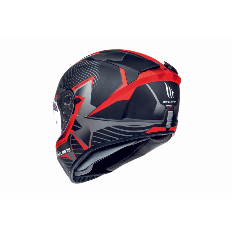 Integralna motociklistička kaciga MT Blade 2 SV Blaster crna mat-crvena