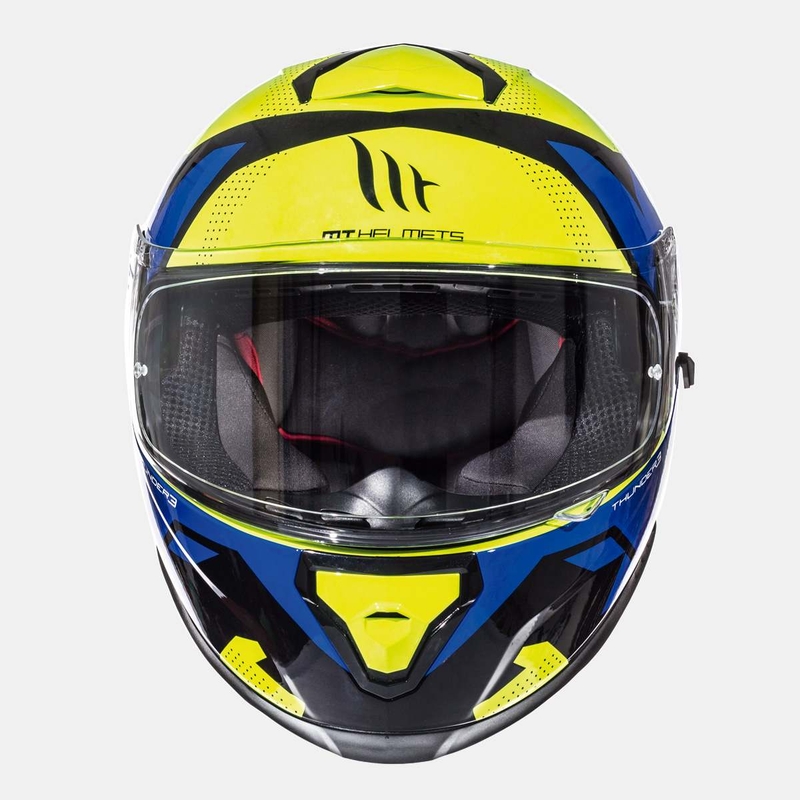 Integralna motoristička kaciga MT Thunder 3 SV Torn fluo žuto-plava rasprodaja