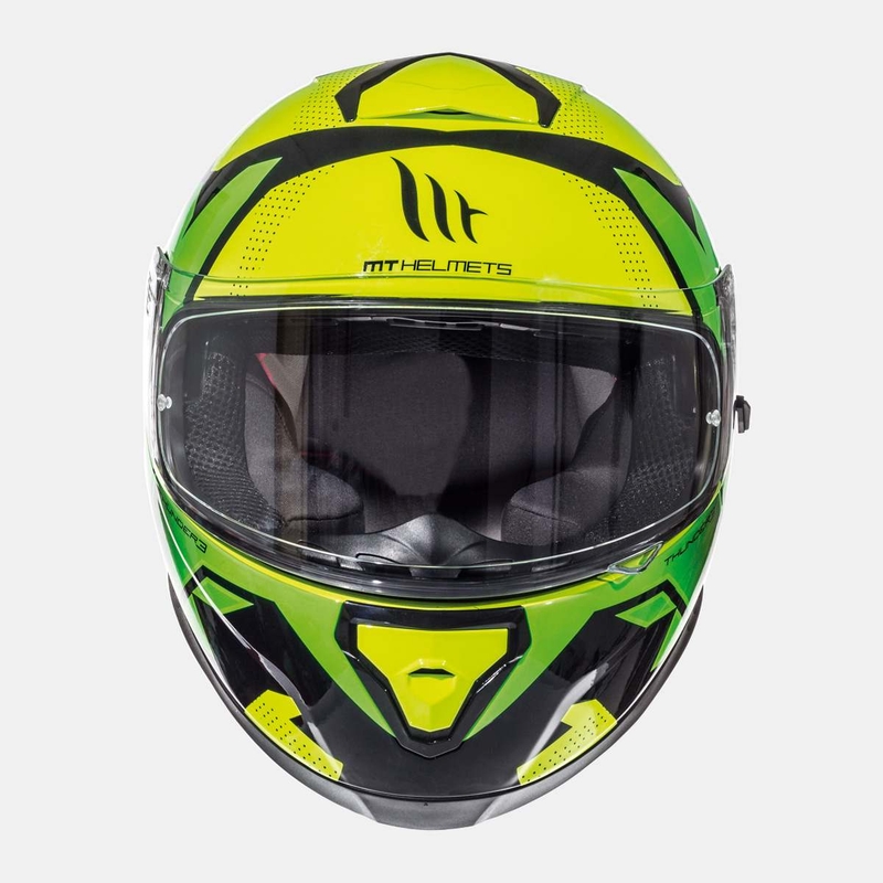 Integralna motoristička kaciga MT Thunder 3 SV Torn fluo žuto-zelena