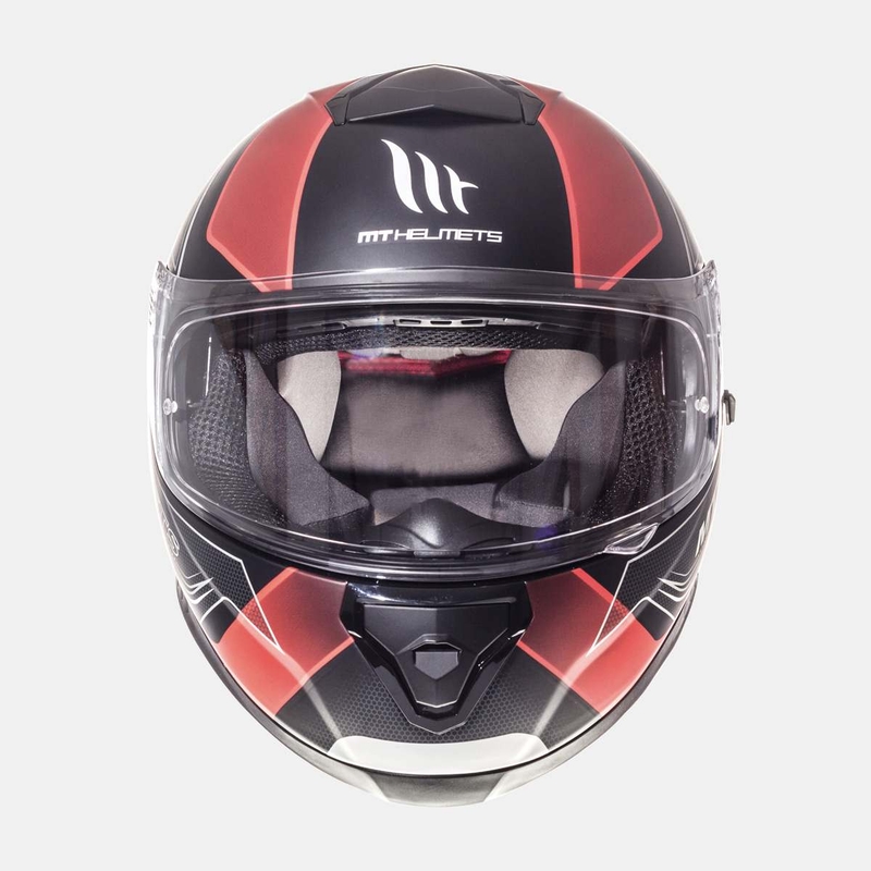 Integralna motociklistička kaciga MT Thunder 3 SV Trace crna mat-crvena
